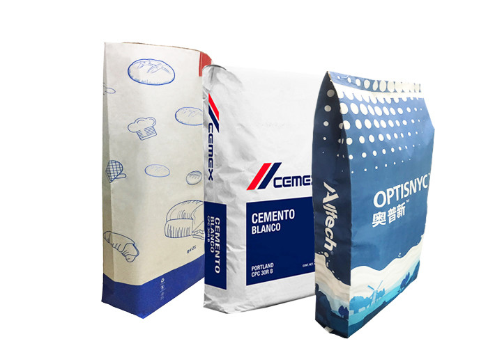 Liquid Spill Absorbent Multiwall Kraft Paper Bag Customized 20kg 25kg