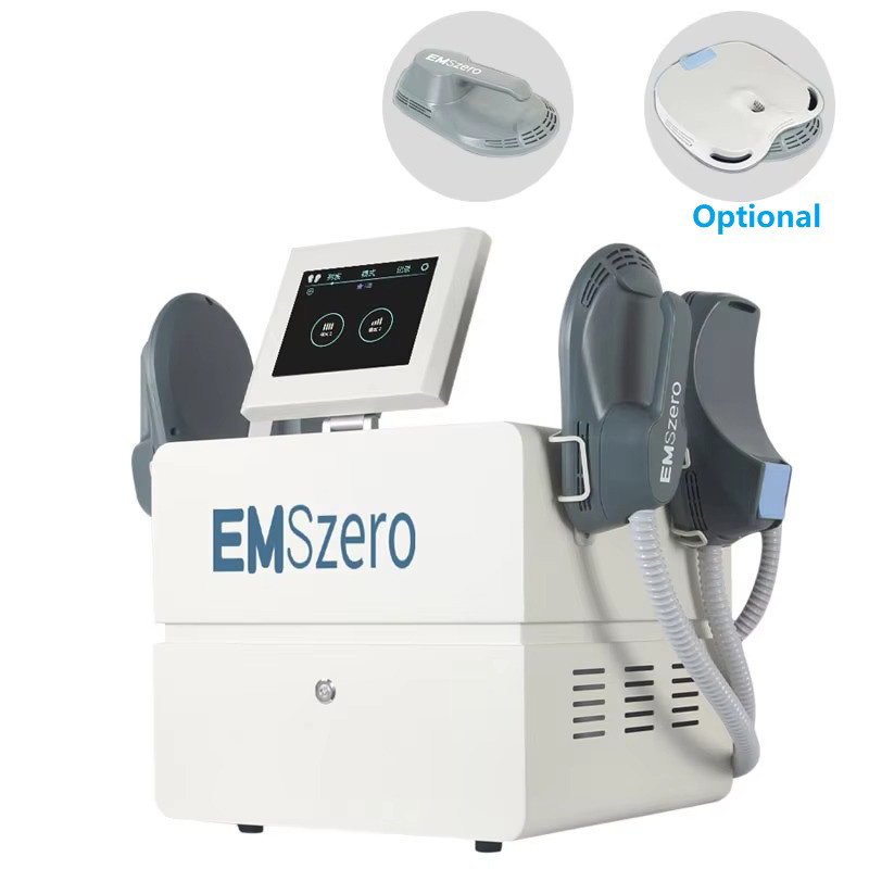 Portable 4 Handles with RF Fat Burning Muscle Building Emslim Mini Body Sculpting EMS Butt Lifting Machine with RF
