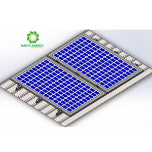 Anodized Aluminum Material Solar Panel Roof Mounting Systems Complete Set Design