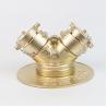 Buy cheap Forged Y Siamese Fire Truck Parts 2 1/2" Swivels Fire Department Connection from wholesalers