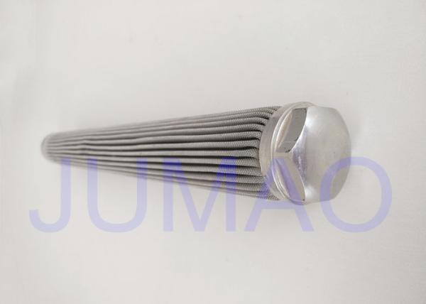 High Precision Pleated Filter Element , 316L Stainless Steel Sintered Filter