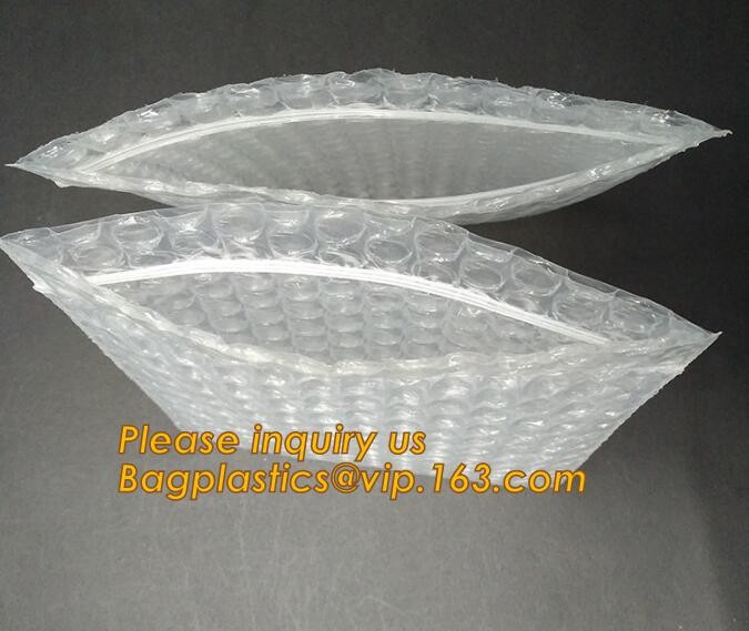 air mail metallic holographi rose gold bubble padded mailer / Zip lockkk bubble bag/ slider bubble bag,Holographic Factory