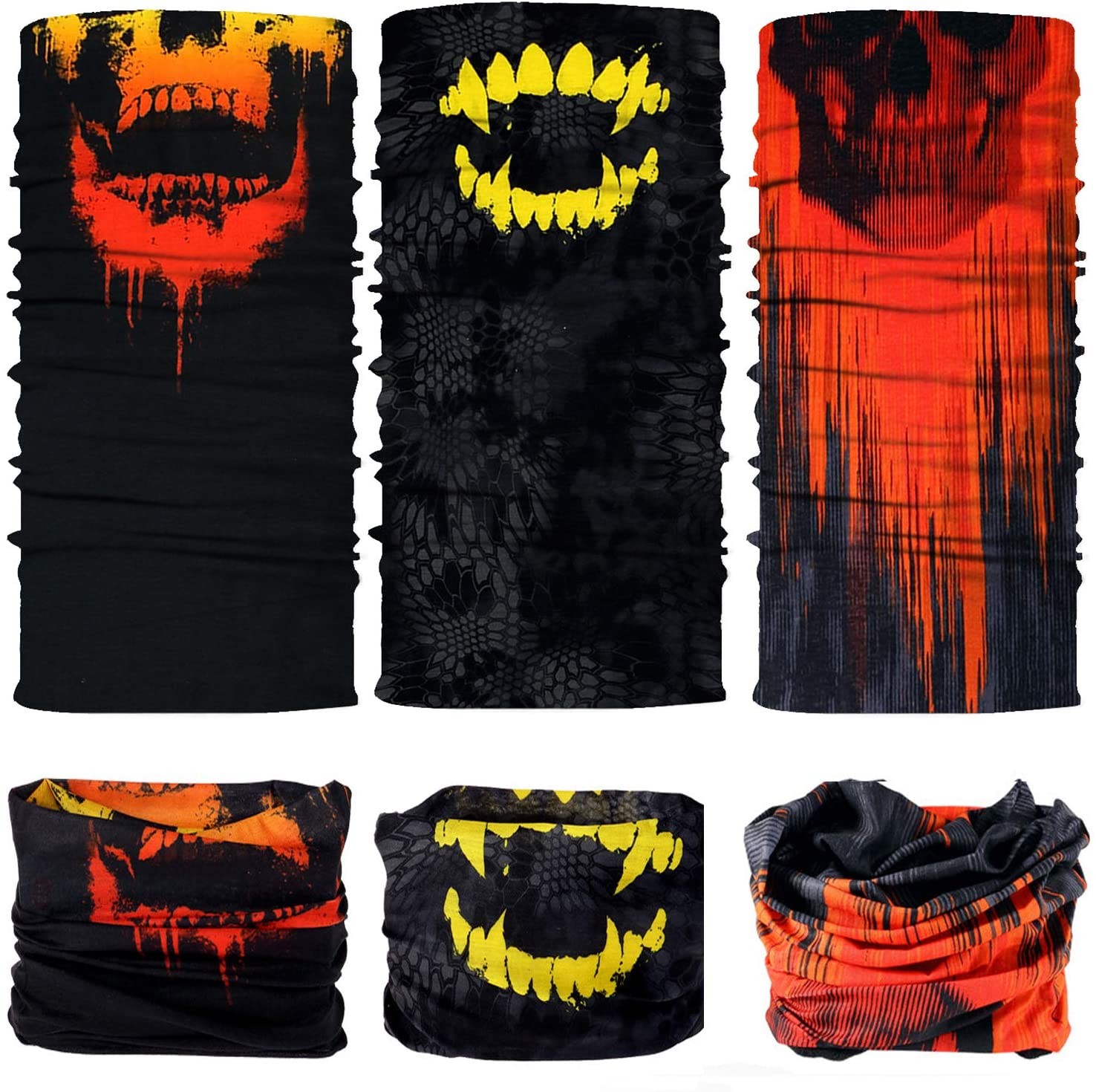 Polyester Multifunctional Print Logo Seamless Tube Scarf