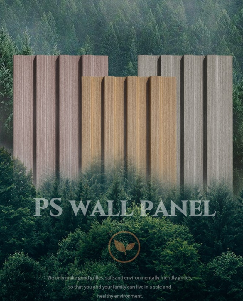Lightweight Geometric PS Wall Panel Eco-Friendly and Customized Color Acoustic Grille