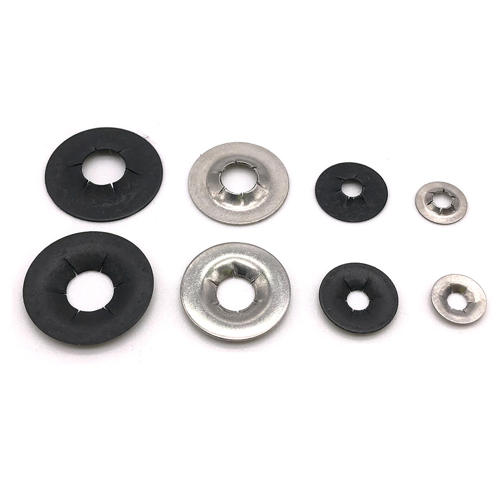 Stainless Steel Circlip Round Thin Spring Star Self Lock Flat Washer 6mm M8