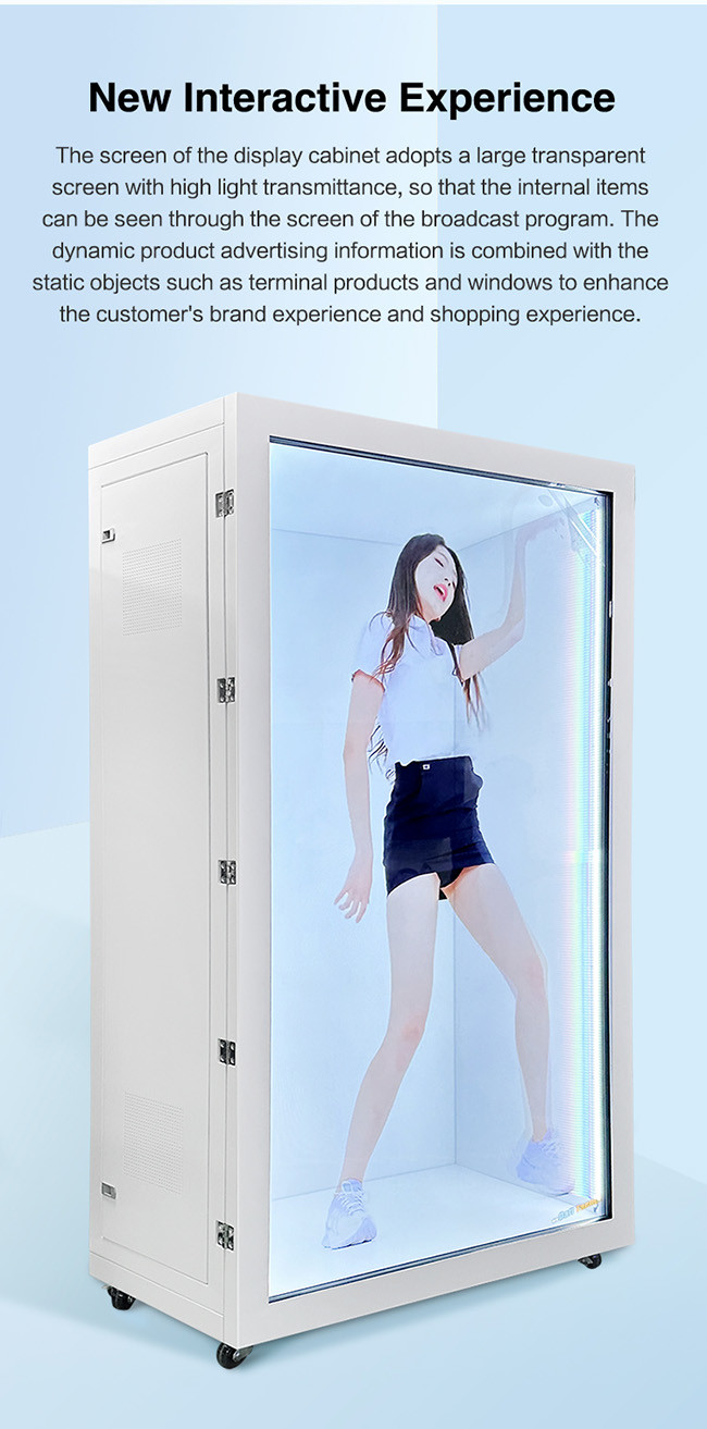 Museums & Exhibitions LCD Transparent Display See Through Lcd Box