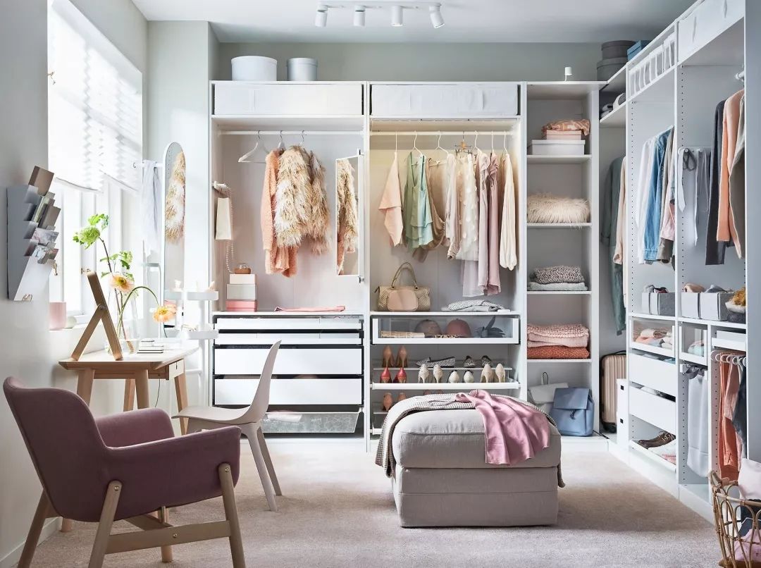 YALIG Customized Walk in Closet Cabinet Design for Home Villa Hotel Apartment Laundry
