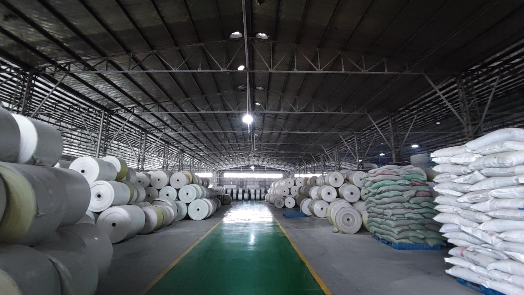 PP Plastic Tape Extrusion Cement Bag Square Bottom Empty Sack 25Kg