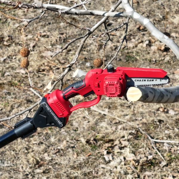 Garden Maintenance Long Pole Chainsaw Electric 18FT Telescopic Electric Pole