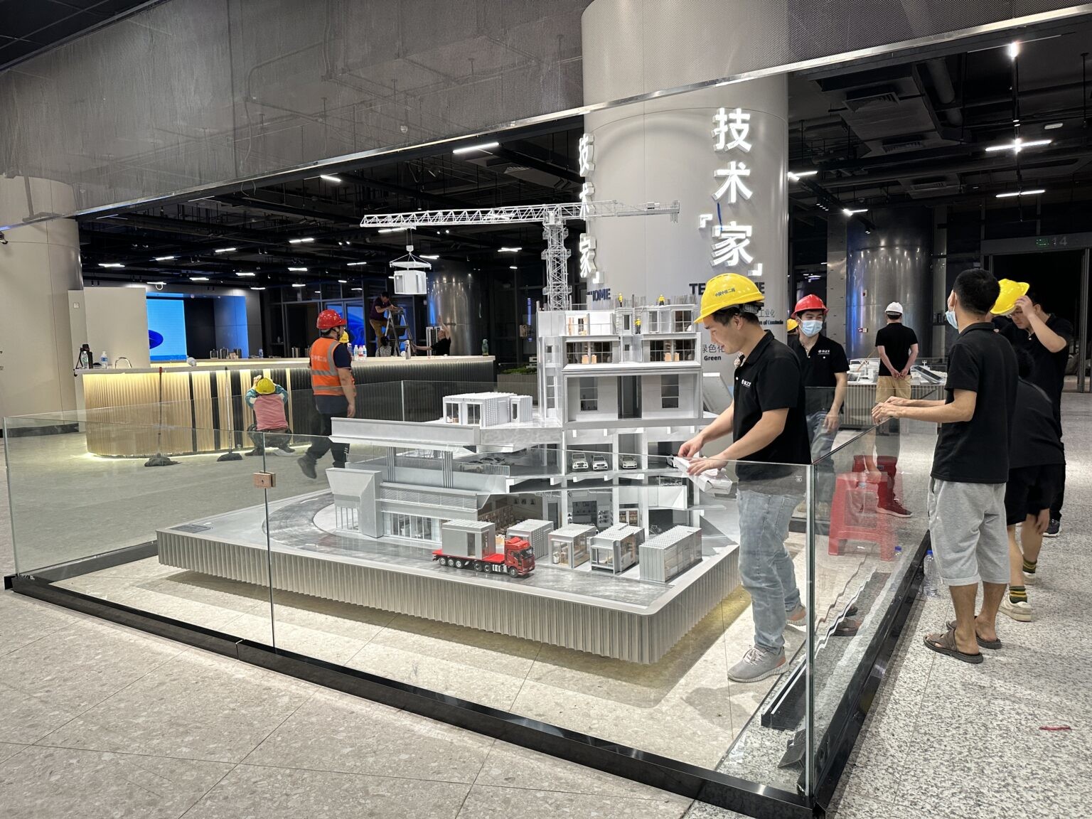 Aecom Basswood Miniature Architectural Models Xiamen TOD 5M x 6M Base Size