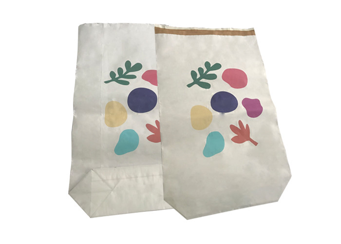 Biodegradable 20kg 25kg Heat Sealed Paper Bags Corn Starch Packaging