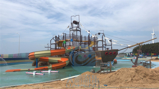 Fiberglass HDG Steel Playground Water Slide Big Water Slides For Adults Children
