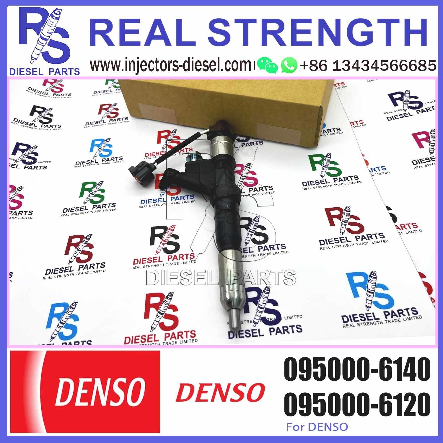 Diesel Engine Diesel Fuel Injector 095000-6140 6261-11-3200 Common Rail Injector 095000-6140