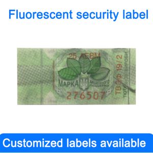  High Security Custom Tax Stamps With Adhesive And Holographic Features Manufactures