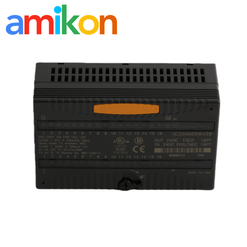  GE IC200MDD843 Discrete Mixed Module with 16 I/O Points 10 Inputs and 6 Outputs for Versamax Series Manufactures