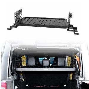 BLACK Aluminum Alloy Tail Foldable Table Camping Cargo Shelf Storage Rack Back Shelf Easy to Install