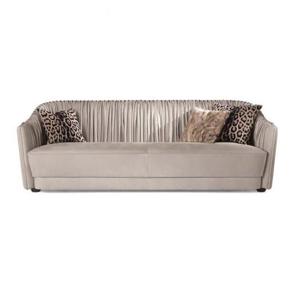 Titanium High End Sectional Sofas 0.82m Vintage Luxury Living Room Furniture