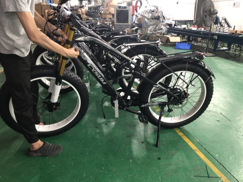 US EU STOCK Long Range Electric Bicycle 1000w 750w 50kmh Long Distance Ebikes CYSUM M900