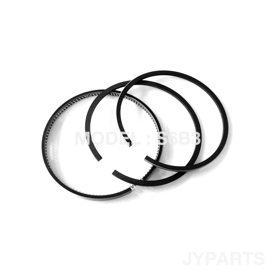 New STD MAHLE Cylinder Piston Ring Fit For Mitsubishi S6B3 Engine Parts