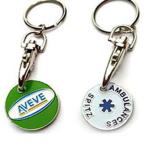 OEM / ODM Soft enamel Promotional Metal Keyrings with factory price