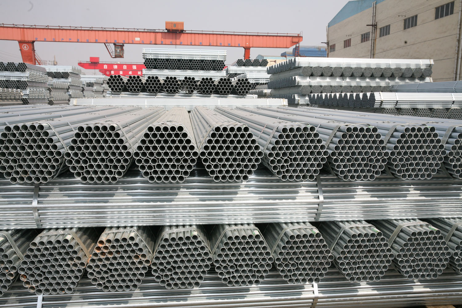 Pre Galvanized Square Steel Tube Light Zinc Coating 40-120g