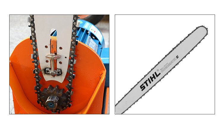 Electric Chainsaw Machine For Wood Cutting Cutting Maximum Diameter 800-1700mm
