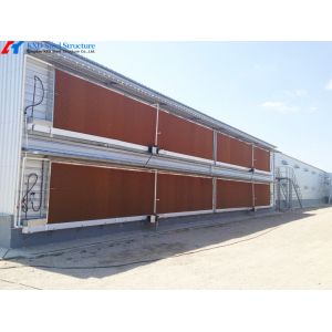Customized Automatic Steel Structure Poultry Farming House for Broilers