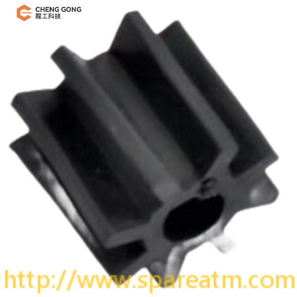 5.7*15.4*13.5 NCR S2 Carriage Rubber Gear 8 Teeth For NCR Parts Replacement Components Plastic Material