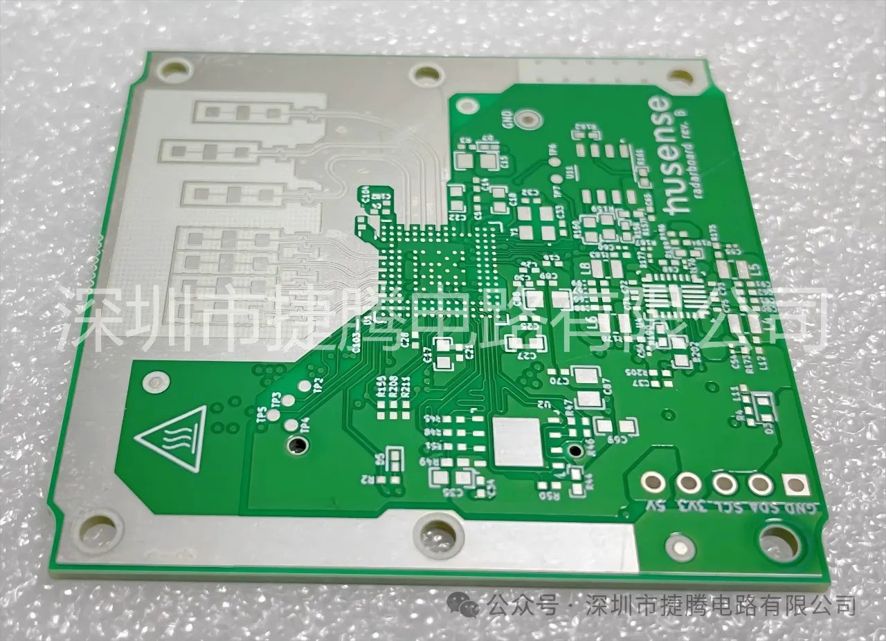 Gold-Plated 80U High Frequency Multilayer PCB with 6-Layer Design and 1.6-5.0mm Thickness