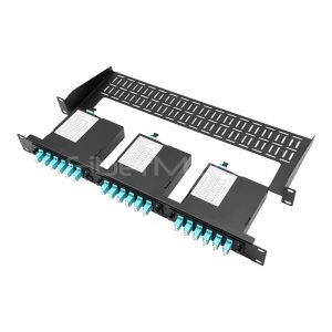 19inch 1U 36 Fibers MPO MTP Fiber Optical Patch Panel with Cassette and MTP-12