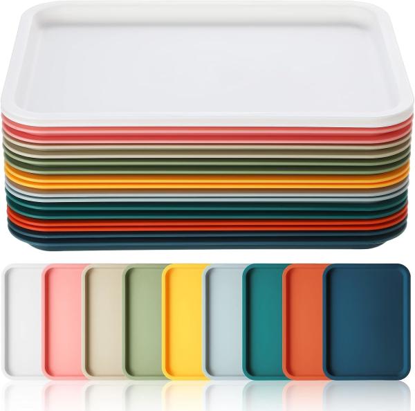Plastic Fast Food Trays Bulk Restaurant Serving Trays Cafeteria Trays Grill Tray