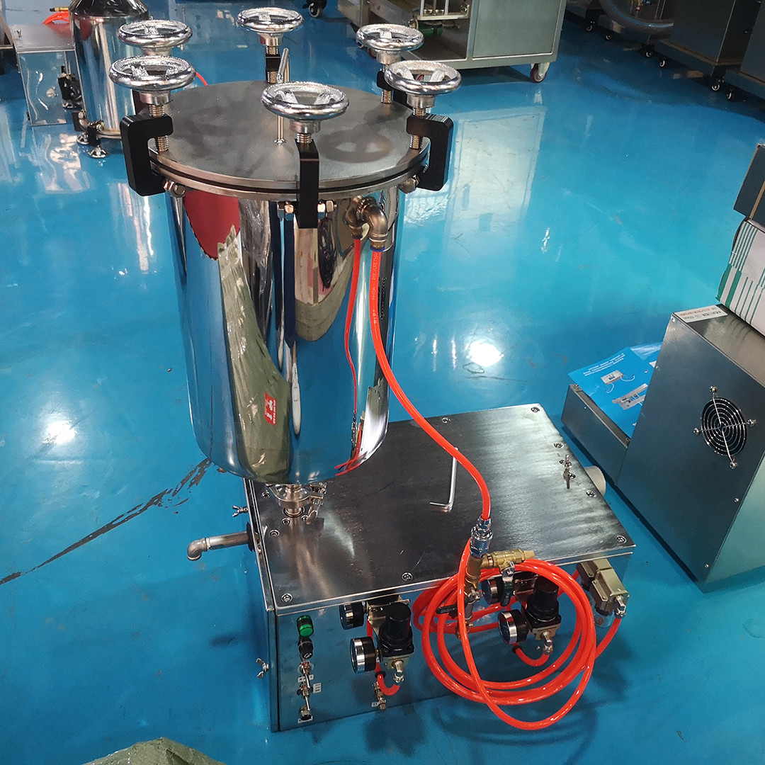 Hone Pneumatic Pressure Filling Machine For Cosmetics Mascara Nail Polish Foundation Lip Gross