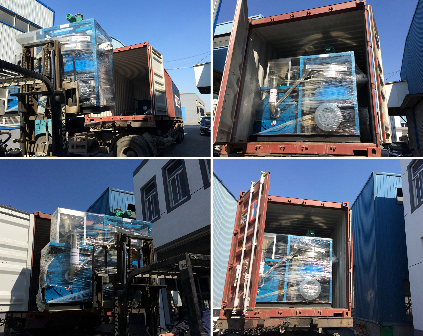 LDPE HDPE Agglomerator Machine 1000KG/H Plastic Granulating Line High Efficiency