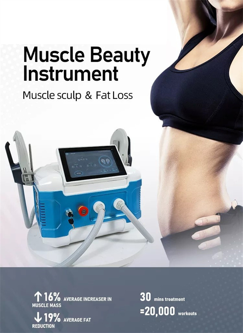 Portable Touch Screen Hi Emt Machine Ems Weight Loss Body Muscle Sculpting