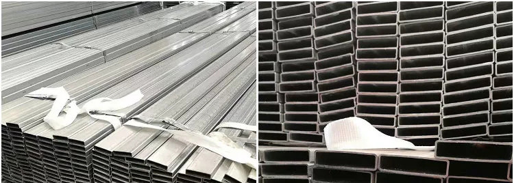 Galvanized Welded Flat Oval Steel Tube 0.2mm-2.5mm S235J S355J