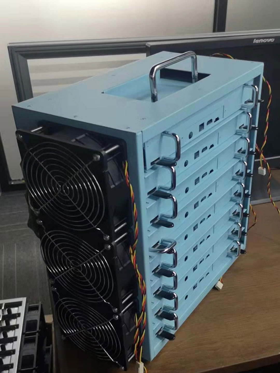 8 RTX3060 Notebooks Integrated Ethereum Miner Machine Home Mute Case