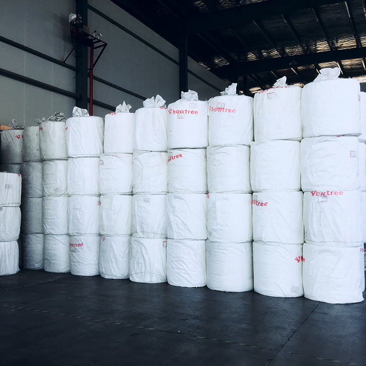 White Color 70g Spunlace Non Woven Fabric For Wet Wipes