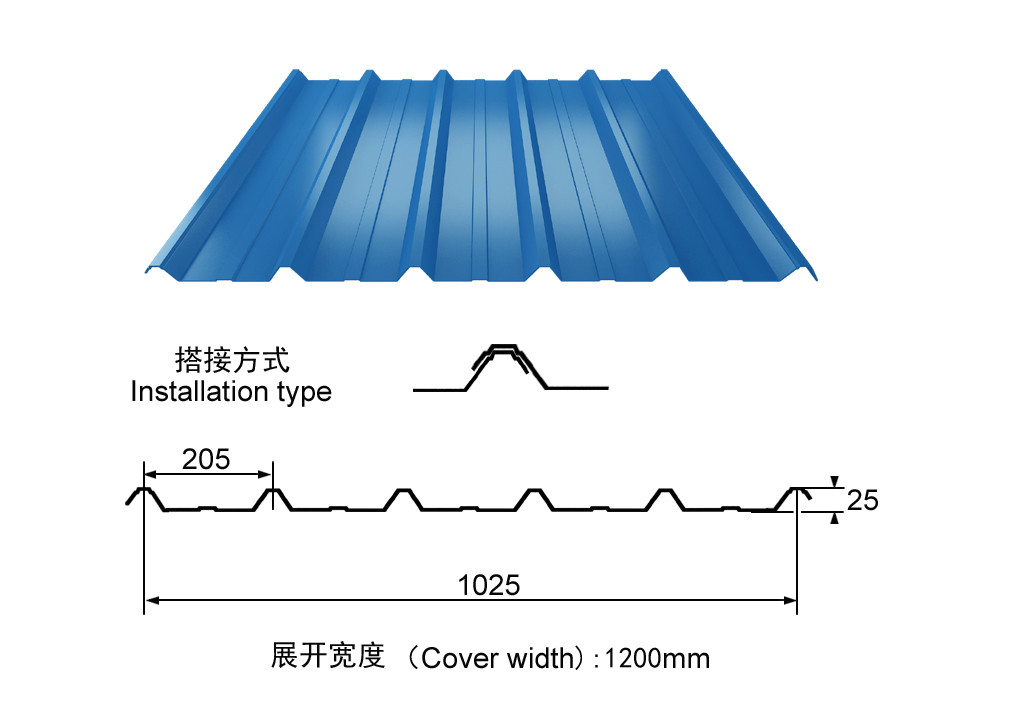 High Efficient Metal Roofing Roll Forming Machine , Colors Galzed Metal Sheet Roll Forming Equipment