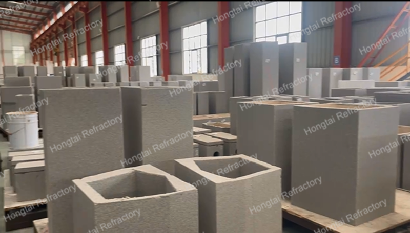 3-3.2 g/cm3 Bulk Density Electrocast Magmalox Block for Steel Industry Applications