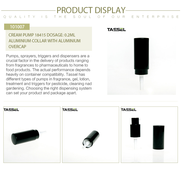 Customized 0.2ml Perfume Pump Sprayer 18 415 Aluminium Collar Screw Down Type
