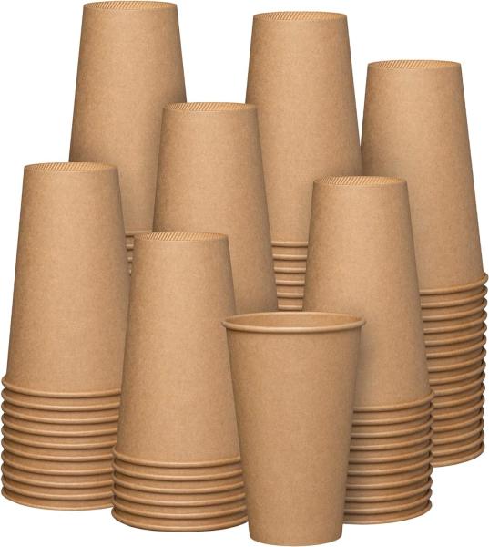 Single Wall Paper Cup Double Wall Paper Cup Ripple Wall Paper Cup Kraft Paper