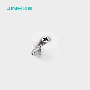 China Jh-4002 White Abs Shelf Support Pegs, Zinc Alloy Nickel Plated Layer Board Peg For Furniture on sale