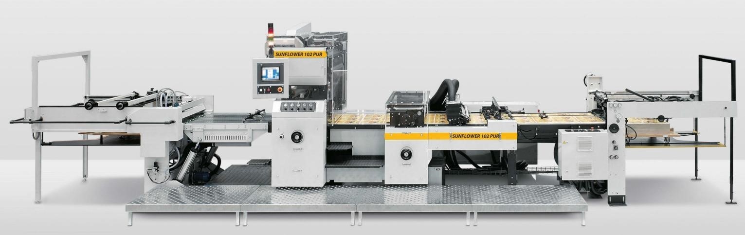 80-100m/Min Hot Knife Film Laminator Machine PUR Adhesives Thermal Film Laminator