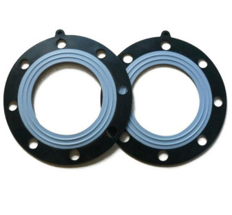 PTFE Rubber Flange Gasket Pharmaceutical Food Chemical Cladding