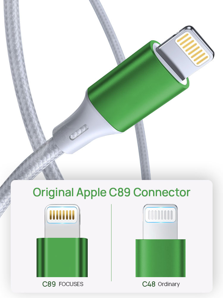 MFI Certified Iphone Adapter Aux Cord OEM Lightning To Aux Cable