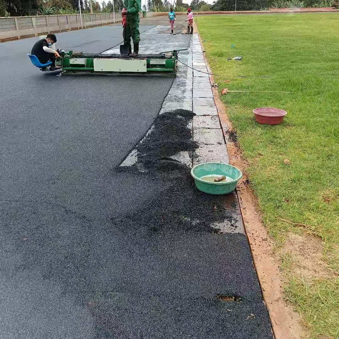 Anti - Slip Sandwich System Running Track Color Customized Runway Playground