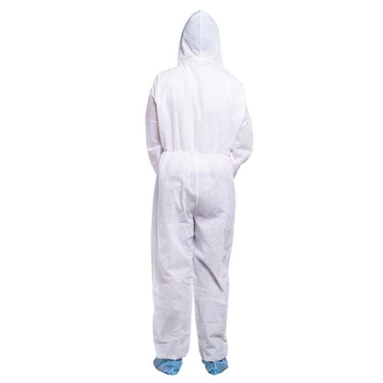 Industrial M L XL 2XL Disposable Isolation Gowns With SMS 50GSM Material