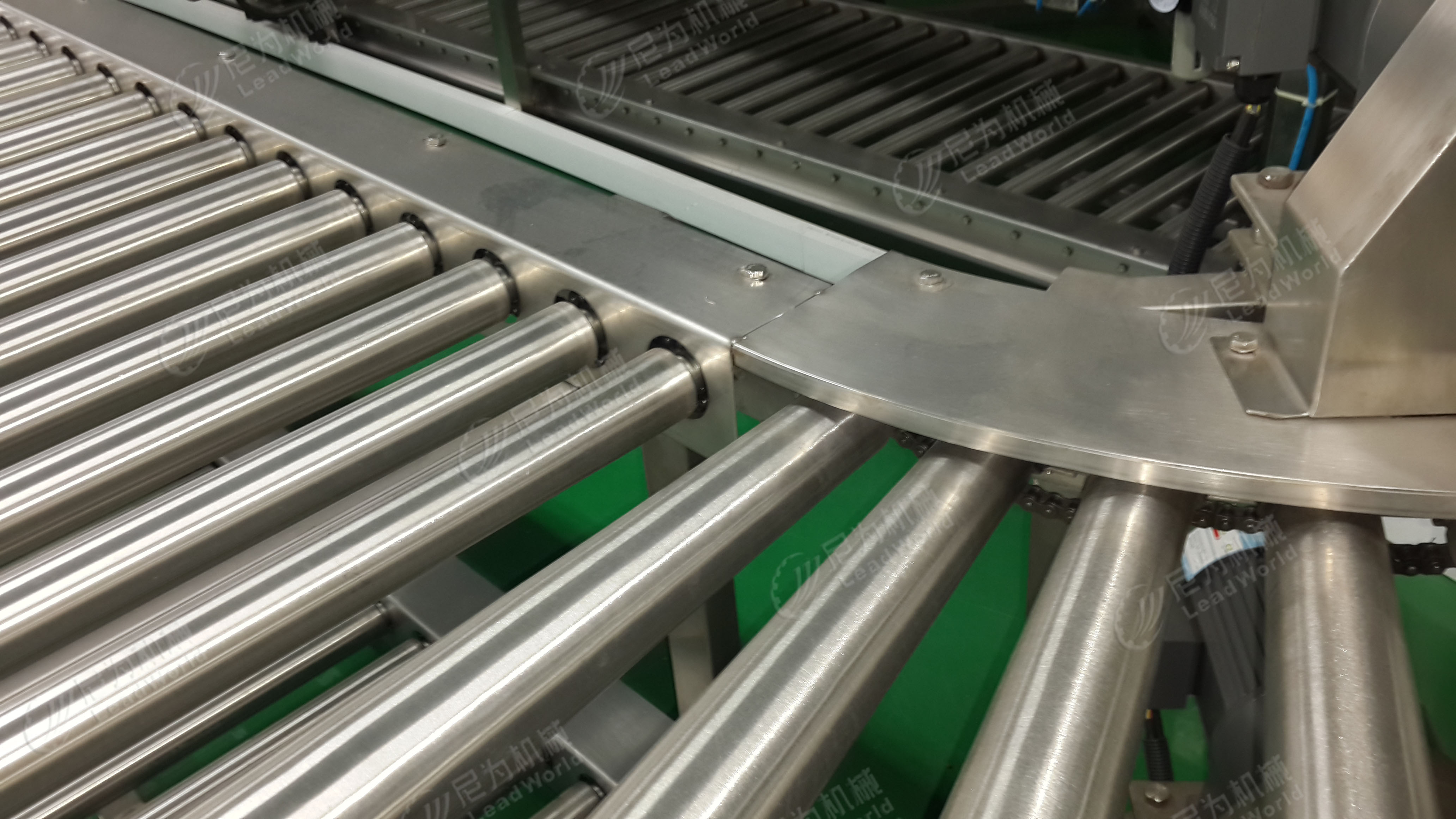 Conveyor Motor Roller System For Belt, Custom Back End Of Line Packing Conveyors