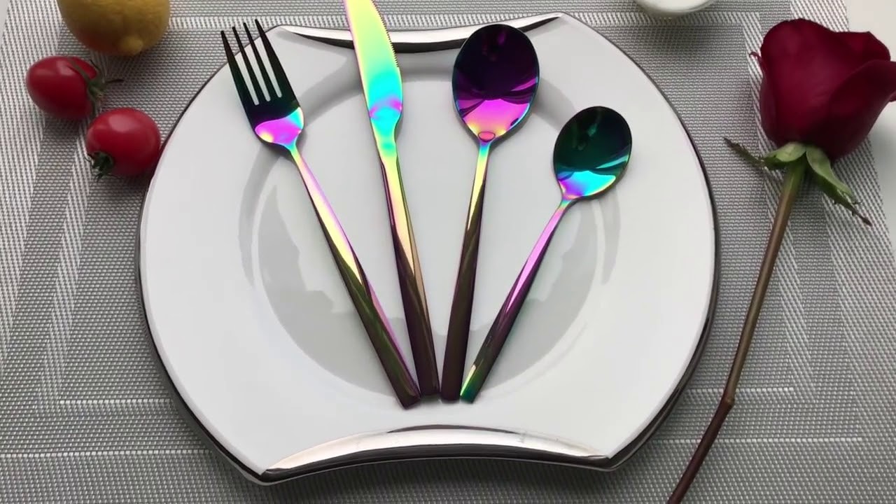 Tableware Cutlery Flatware Vertical Titanium Nitride Coating Machine