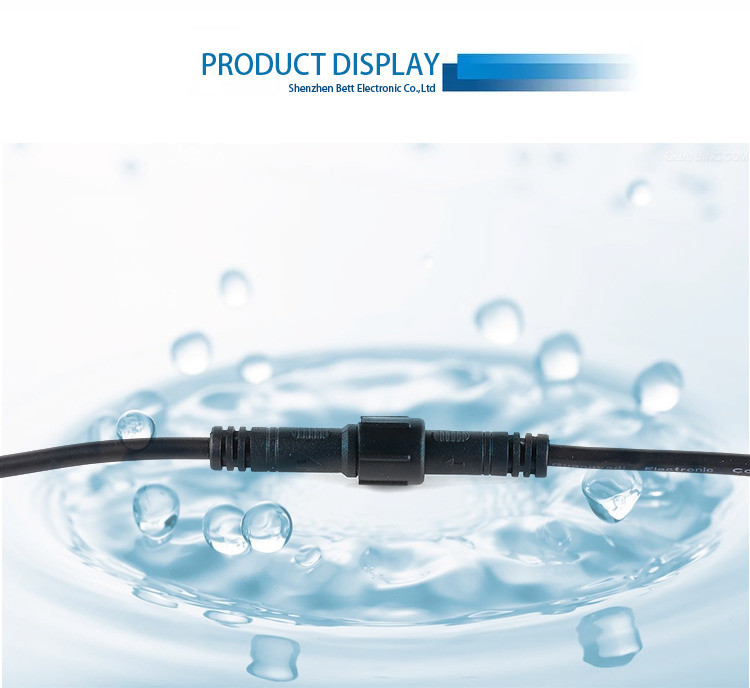 PVC M10 Waterproof Cable 4-Pin Waterproof Male And Female RGB Lights With Cable Plug IP67 Waterproof Cable